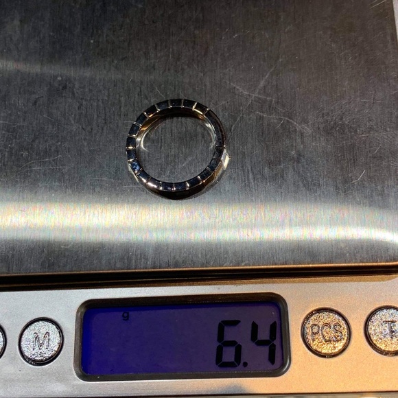 18KT WHITE GOLD CARTIER RING SIZE 7.5 US - Picture 4 of 4